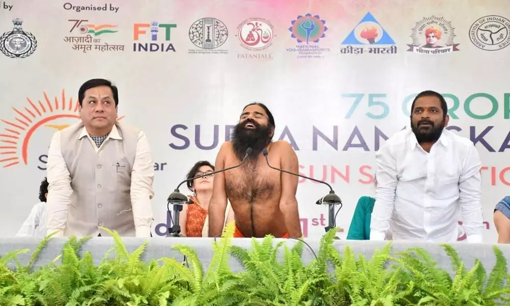 Yoga elevates spiritually, says Union Minister Sarbananda Sonowal