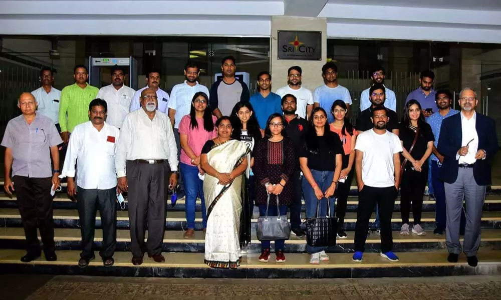 IAS trainees at Sri City on Tuesday