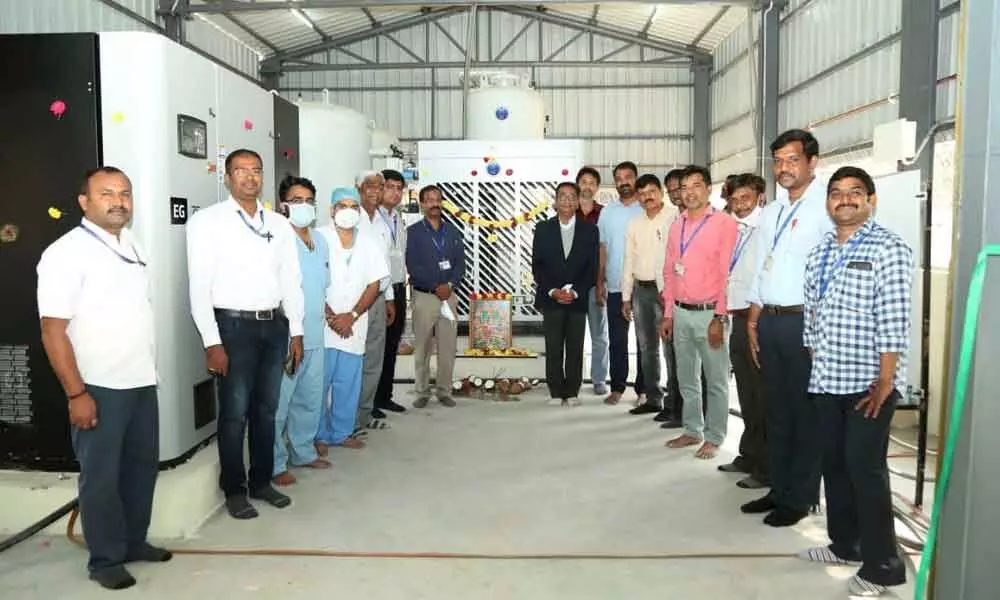 Hyderabad: ECIL installs oxygen plant in ESIC hospital