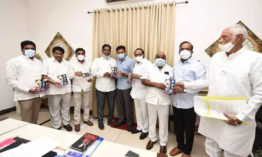 KTR releases book on TS agitation