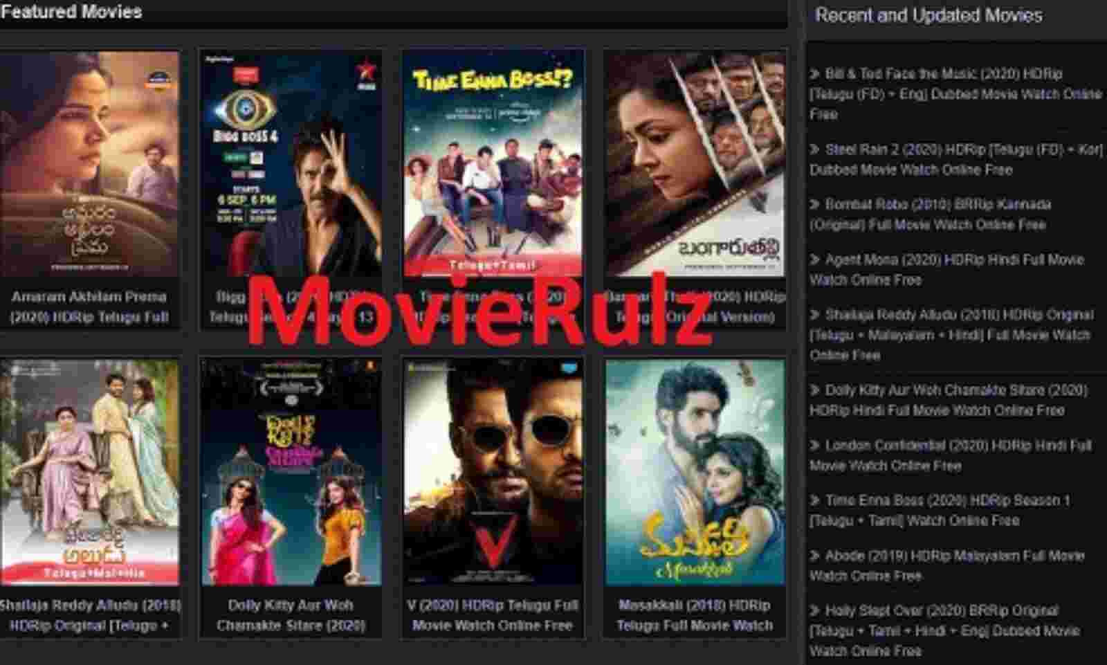 Movierulz Tamilrockers 2023 Download Latest Telugu, Bollywood & Hollywood Dubbed Movies 