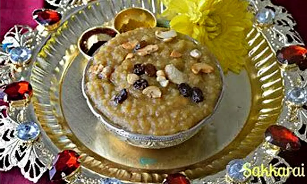 Pongal sweet is enjoyed both by adults as well as kids. This Pongal serve this sweet dish to your family members.