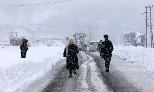 Rain, snow lashes J&K, weather likely to improve on Sunday