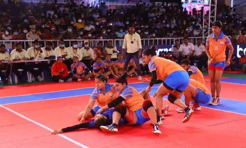 SSB and Himachal Pradesh teams in action.