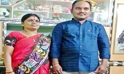 Couple burnt alive in a fire accident occurred at a home in Pileru in Chittoor