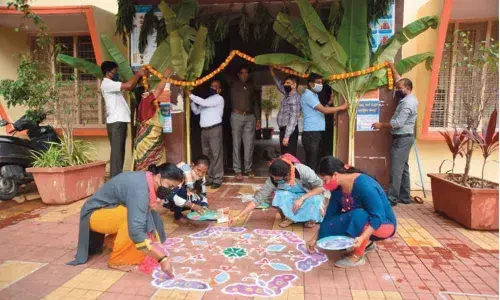 Bengaluru: Schools, colleges reopen after eight months hiatus