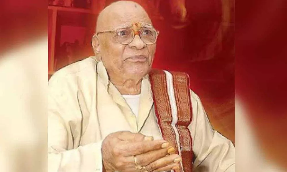 Vedic scholar Malladi Chandrasekhara Sastry dies at 96