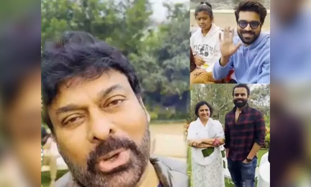 Helming camera, Chiranjeevi records familys Sankranti celebrations