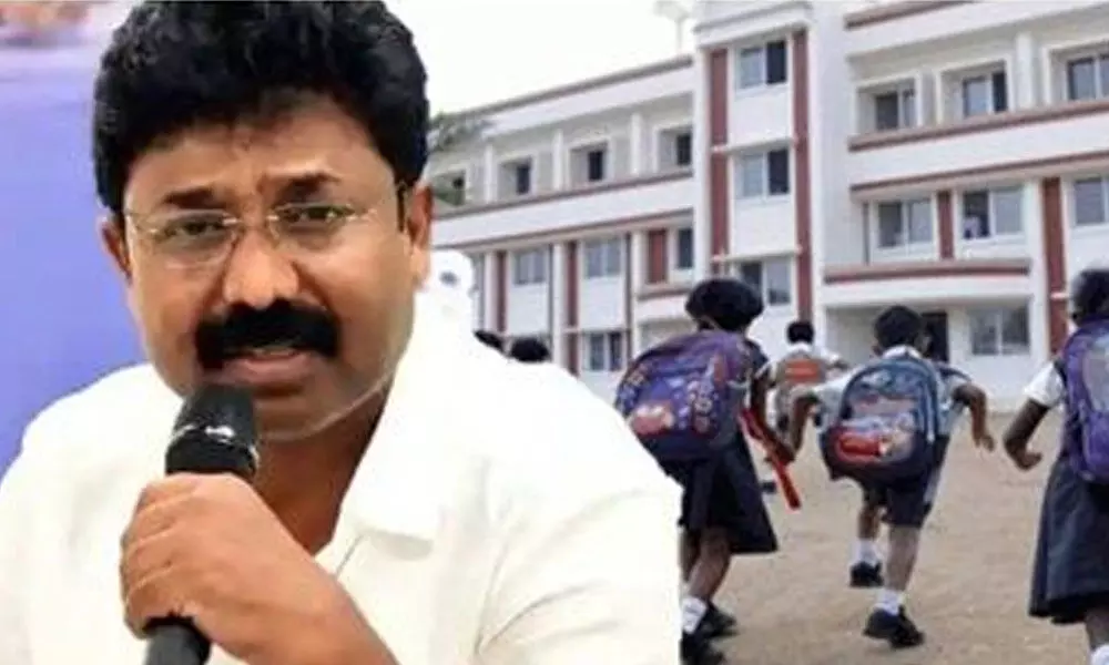 Education Minister Audimulapu Suresh made clear that all schools and colleges will be reopened