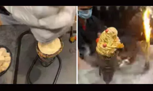 Cafe From Hyderabad Is Selling Ice Cream With 24K