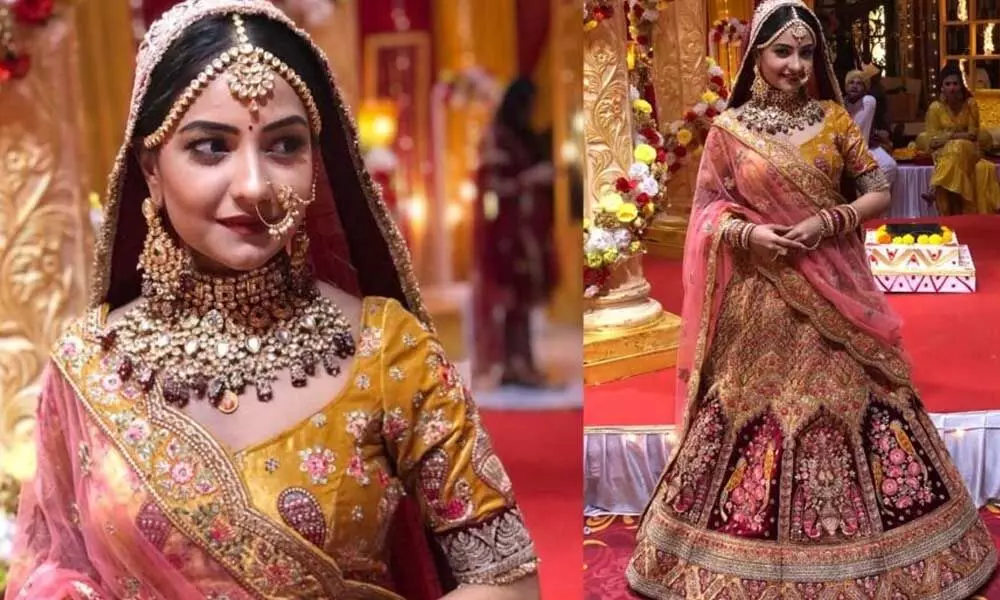 How Akshita Mudgal wore a 28-kg lehenga for wedding sequence in ‘Iss Mod Se Jaate Hain’
