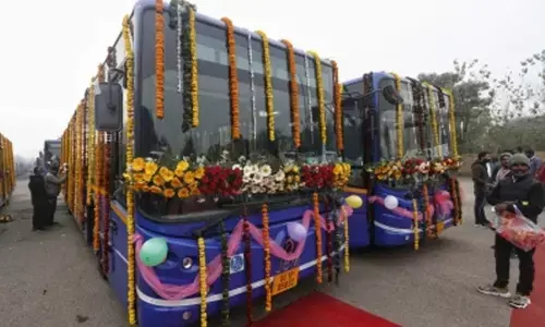 Delhis first electric bus to be flagged off