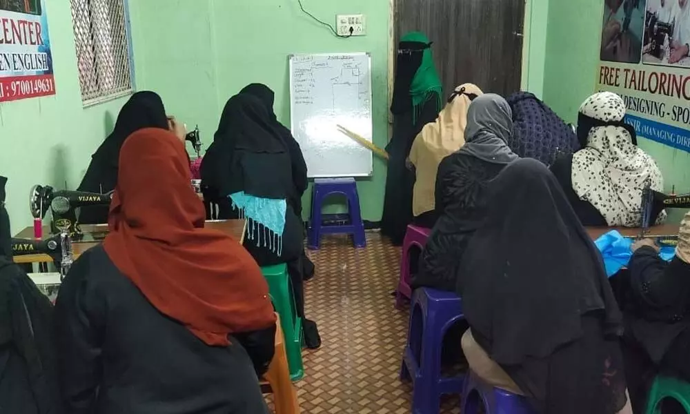 NGO sets up tailoring centre for women in Old City