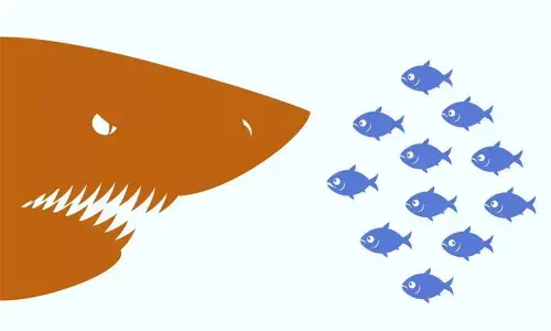 Large cos eating into small biz