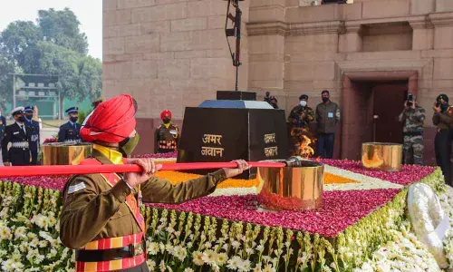 Amar Jawan Jyoti merged with Eternal Flame at NWM