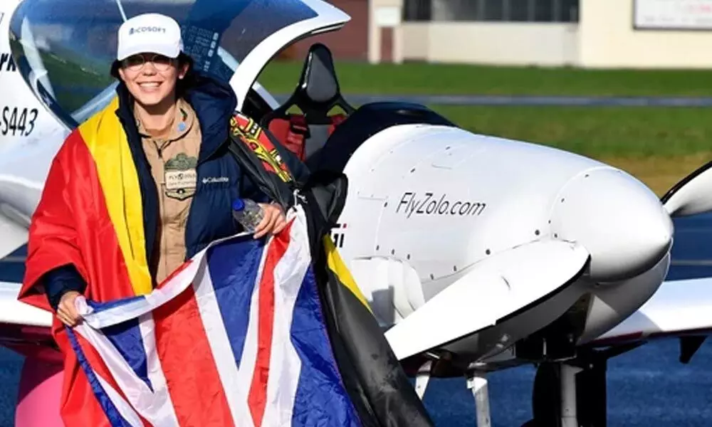 19-year-old Belgium-British pilot Zara Rutherford has set a world record as the youngest woman to fly solo around the world