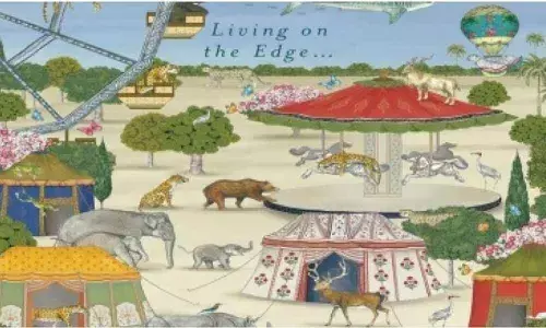 Living on the edge: A birthday dreamscape