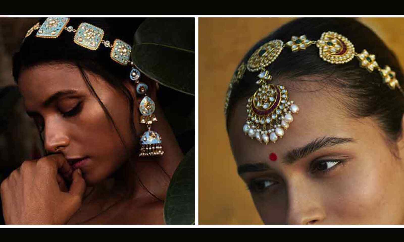 Wedding Bridal Hair band Silver Headpieces Rhinestones Crystal Headdress  Handmade - Hair Accessories set