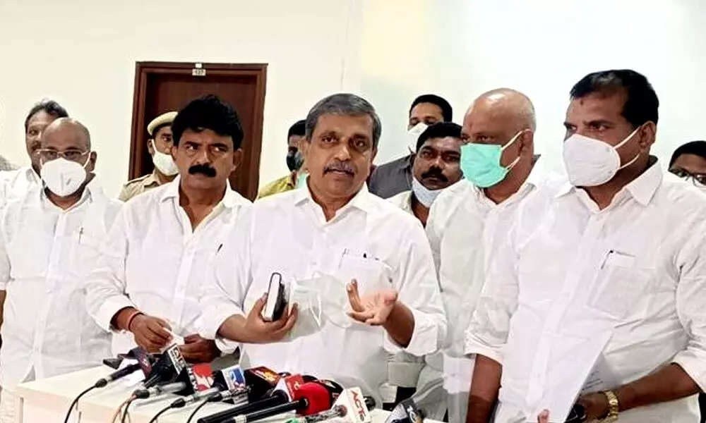 Andhra Pradesh State government advisor Sajjala Ramakrishna Reddy