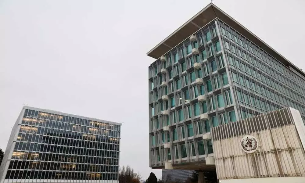 The World Health Organization buildings, in Geneva, Switzerland