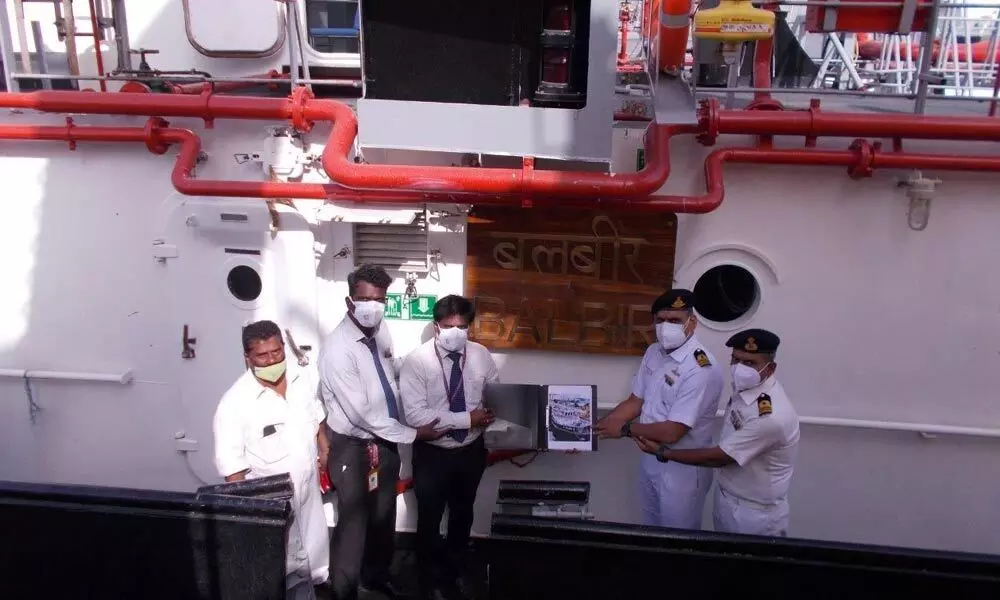 HSL delivers 50-tonne bollard pull tug ‘Balbir’ to Navy