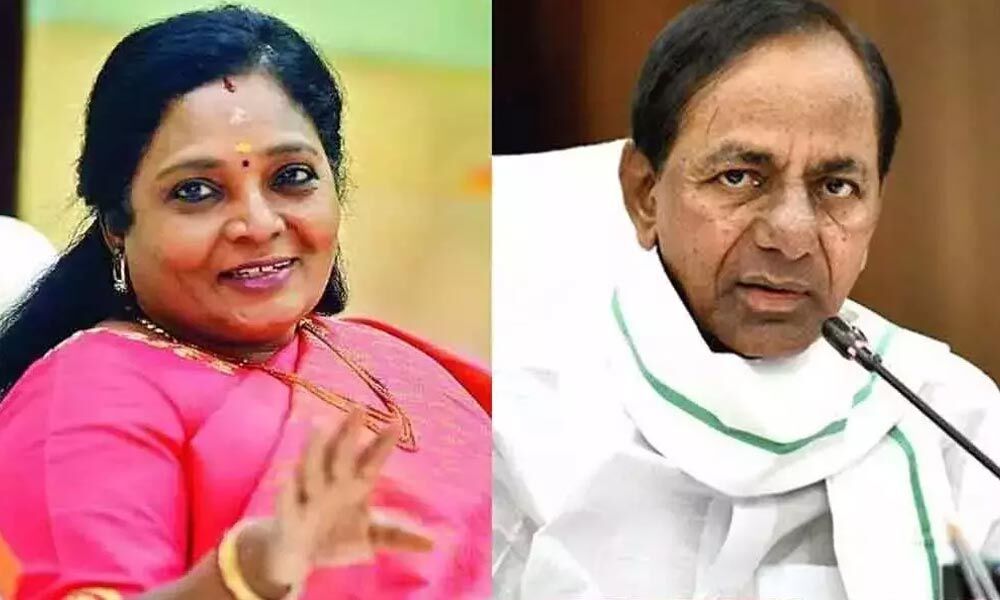 Telangana Governor Tamilisai Soundararajan Cm Kcr Extend Republic Day Greetings 