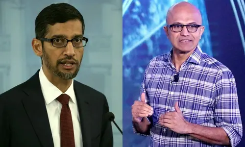 Sundar Pichai and Satya Nadella