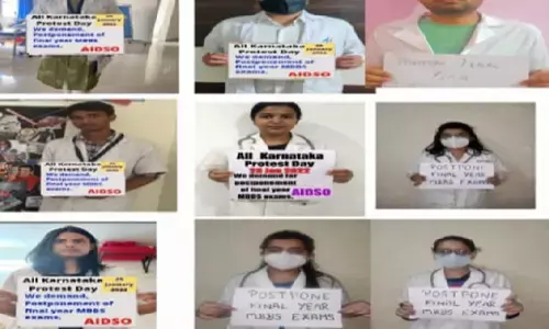 MBBS students want postponement of exams