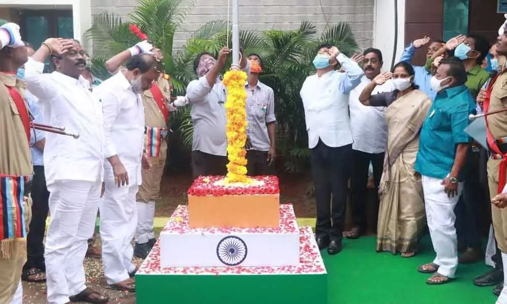 Tirupati: Gaiety, patriotism mark R-Day celebrations in pilgrim city