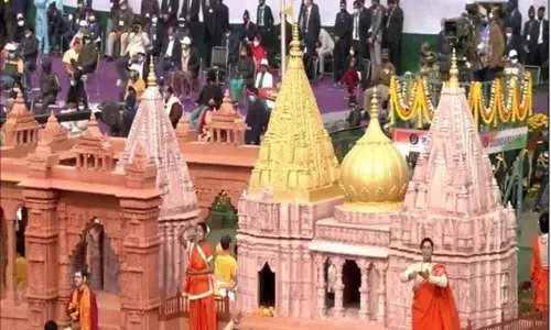 R-Day parade: UPs tableau showcases Kashi Vishwanath Dhams glorious history, various schemes