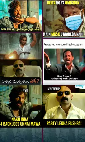 Best Memes On Allu Arjun And Rashmika Mandanna’s Pushpa Movie