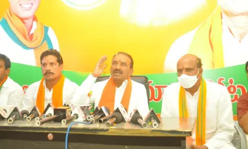 Free arrested OU students unconditionally: Eatala Rajender