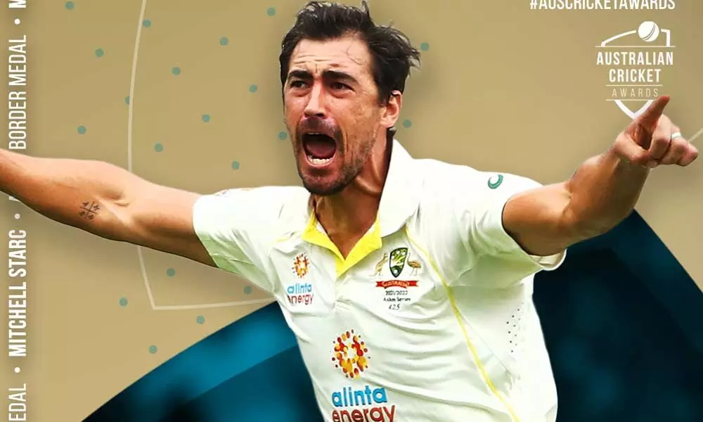 Mitchell Starc edges Marsh by 1 vote, becomes 5th pacer to win Allan Border Medal