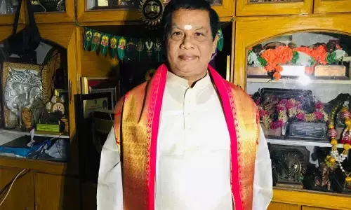 Noted actor of verse drama, director and writer-Meegada Ramalinga Swami