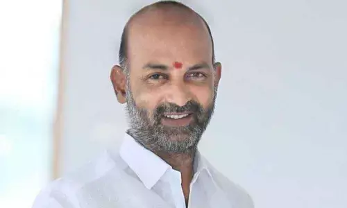 Telangana State BJP chief Bandi Sanjay Kumar