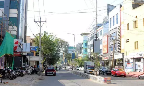 Main road in the colony