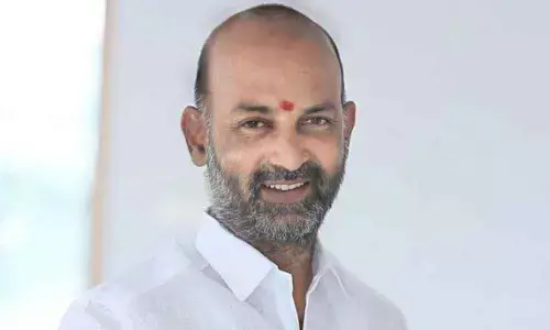 State BJP president and MP Bandi Sanjay Kumar