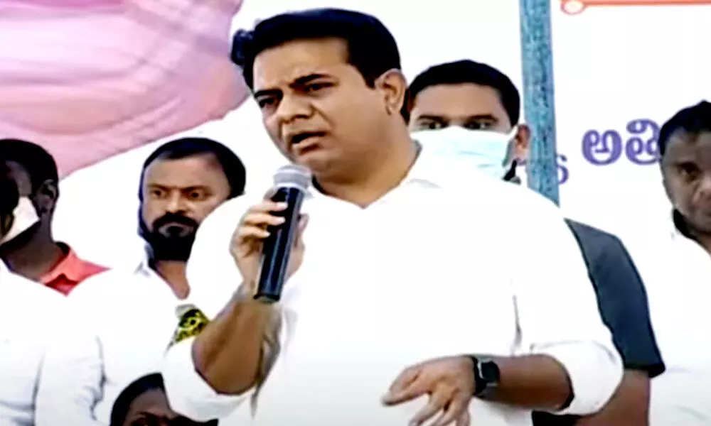 TRS working president and minister KT Rama Rao