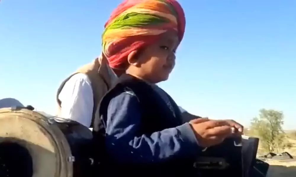 Watch The Trending Video Of A Little Boy Singing Rajasthani Folk Song