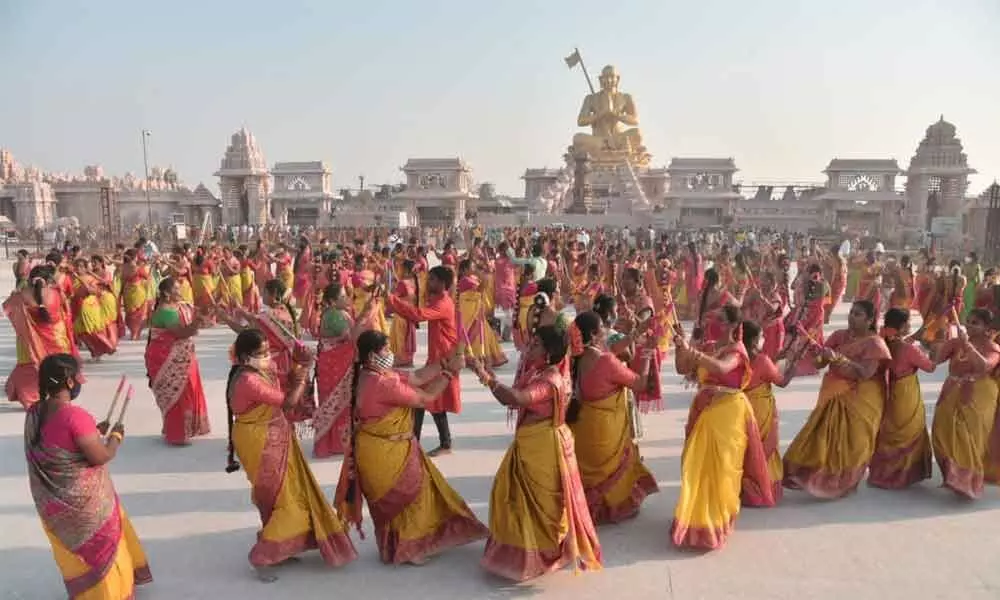 Hyderabad: Ramanuja Utsav begins with grand Sobha Yatra