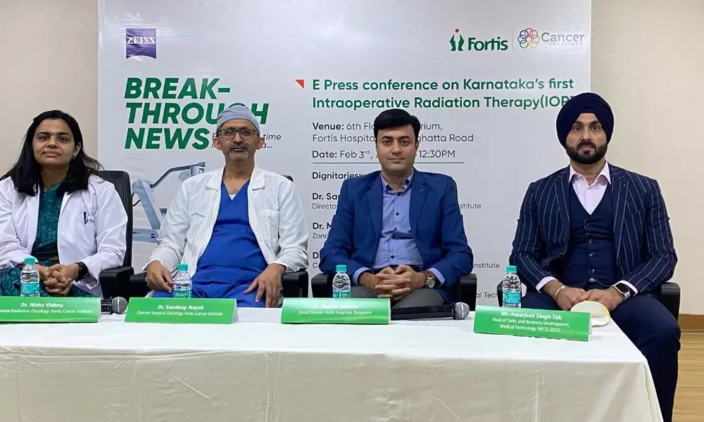 Fortis Cancer Institute sets up first IORT system in State for radiation treatment