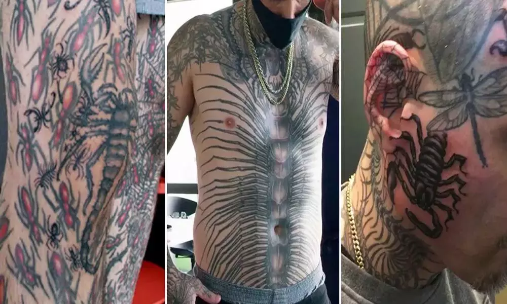 Man From USA Holds New Guinness World Record For Having 864 Insect Tattoos