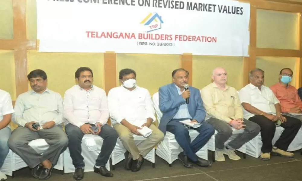 Market value hike a big blow to TS realty: Telangana Builders Federation