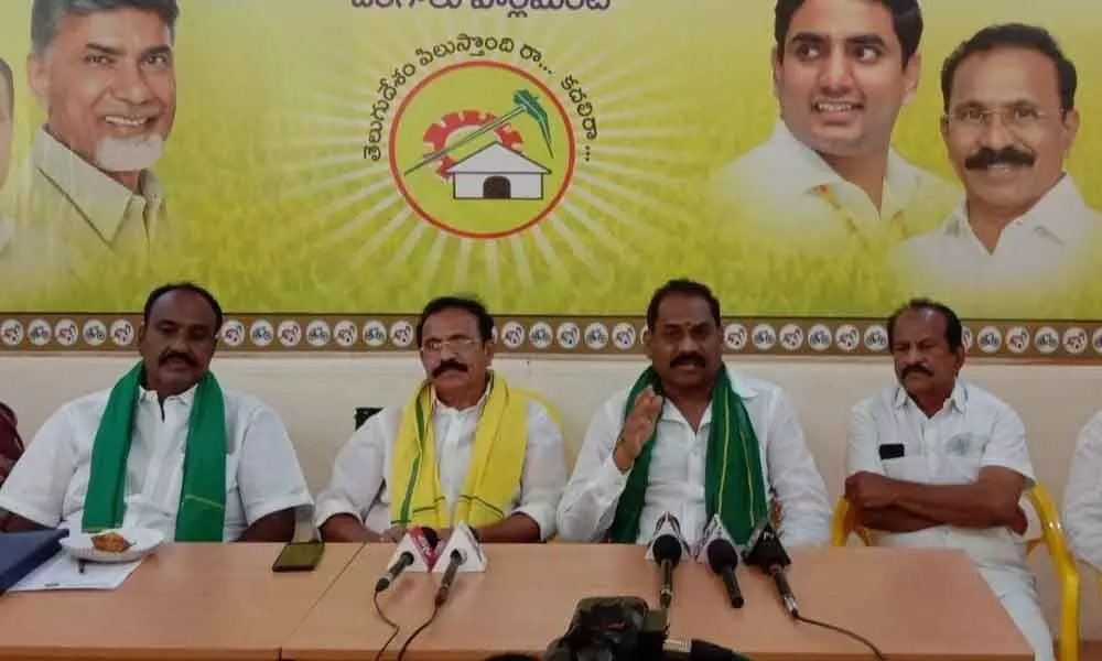 TDP flays govt for neglecting farmers welfare