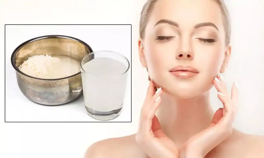 Beauty benefits of rice water