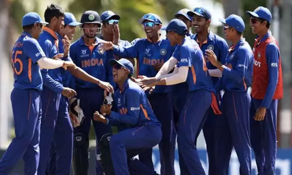India beat England by 4 wickets to win U-19 World Cup title for fifth time in West Indies.