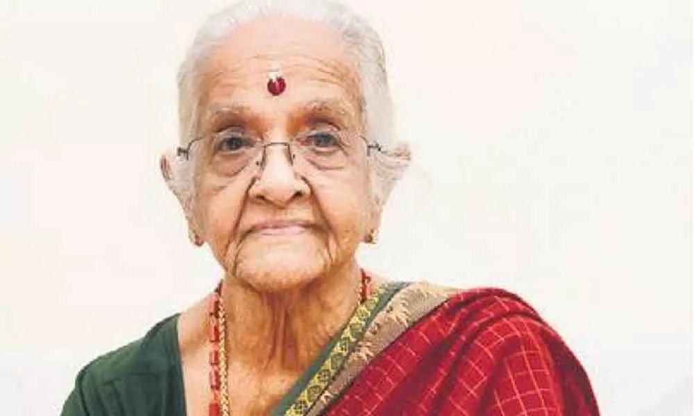 At 94, social activist Kamakshi raring to fight TN urban polls