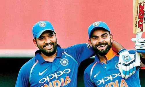 India captain Rohit Sharma with Virat kohli