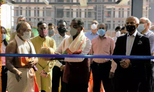Srivari Chandrasekhar, secretary, DST inaugurating the Technology Research Park (TRP) facility at Indian Institute of Technology in Hyderabad on Saturday