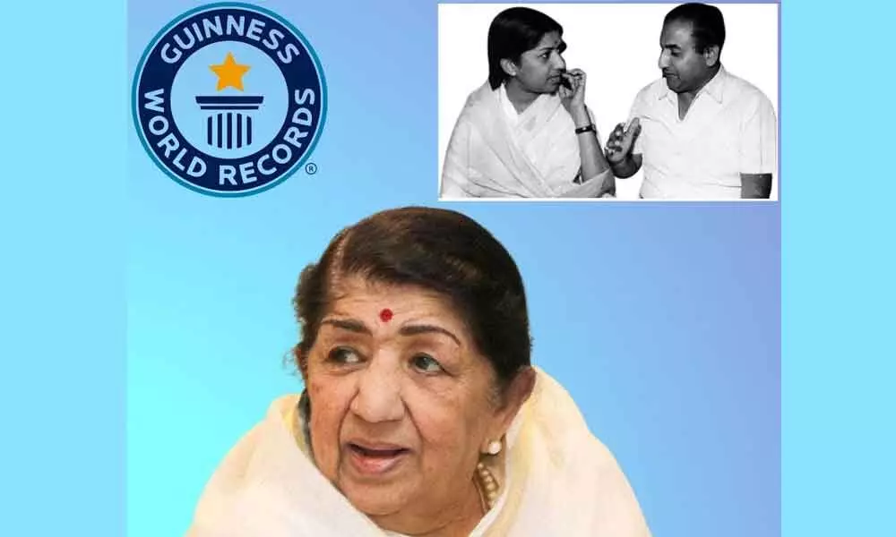 Lata Mangeshkar And Mohammad Rafi Became Involved In A Guinness World Record Dispute Over The Title For Singing The Most Number Of Songs